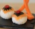 Sushi ball au saumon fumé et aux oeufs de lompe rouges