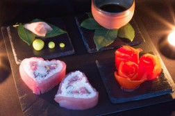 Sushi spécial pour la Saint-Valentin